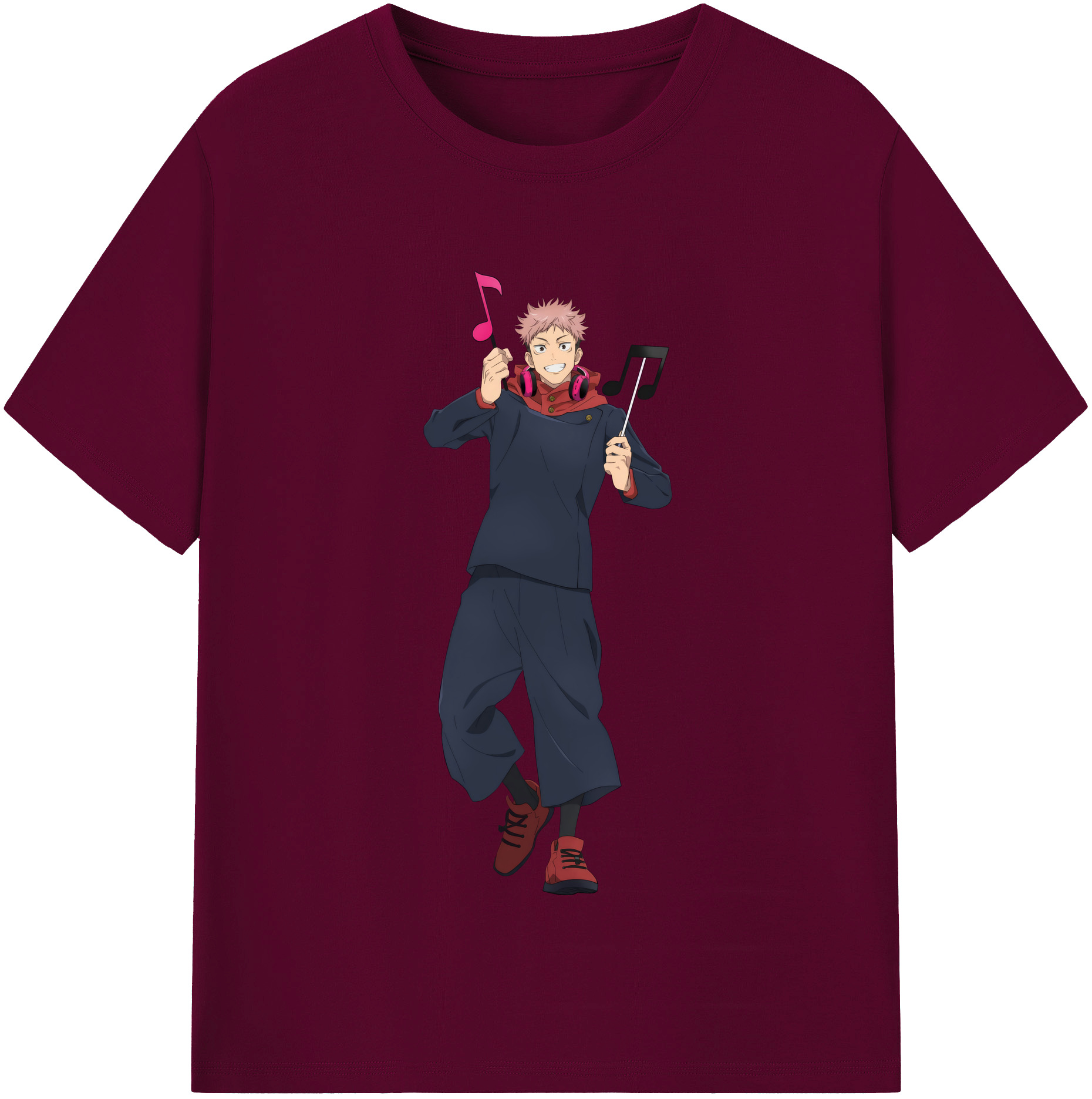 （画像用） 呪術廻戦 Jujutsu Kaisen レディースカジュアルプリントTシャツ（綿100％）